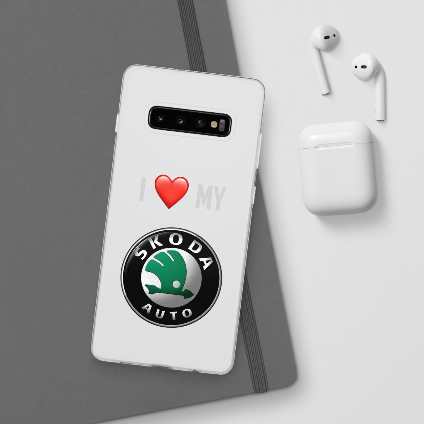 Skoda Phone Case - Flexible And Frosted TPU Plastic I Love My Skoda Phone Case