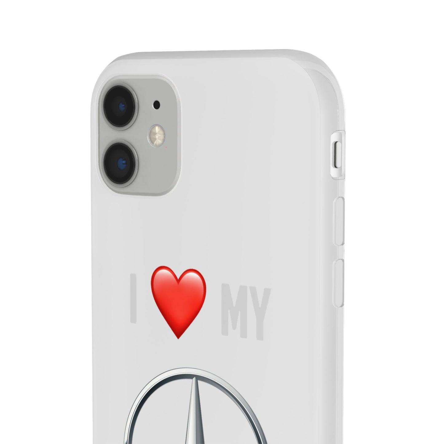 Mercedes Phone Case - Flexible And Frosted TPU Plastic I Love My Mercedes Phone Case