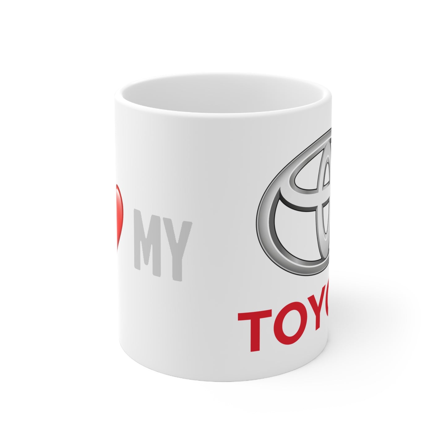 Toyota  - I Love my Toyota White Ceramic Coffee Cup 11oz, 15oz