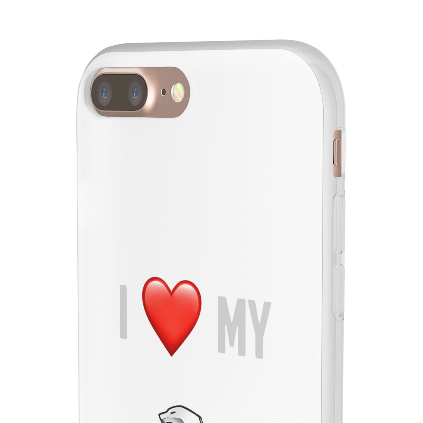 Peugeot Phone Case - Flexible And Frosted TPU Plastic I Love My Peugeot Phone Case