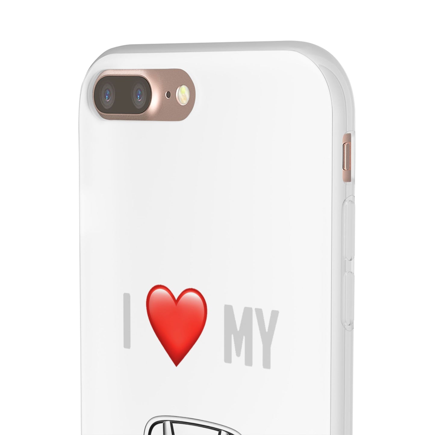 Honda Phone Case - Flexible And Frosted TPU Plastic I Love My Honda Phone Case