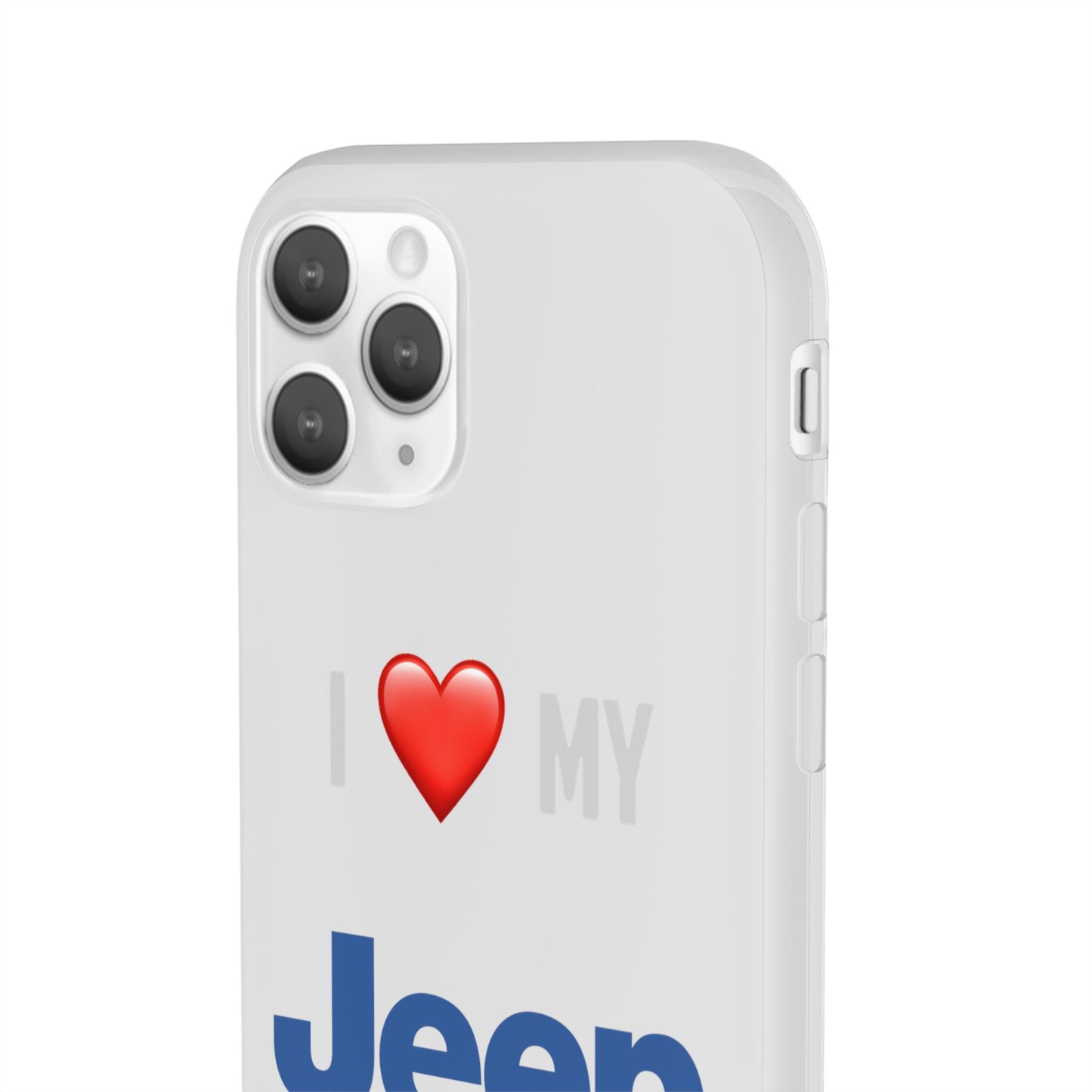 Jeep Phone Case - Flexible And Frosted TPU Plastic I Love My Jeep Phone Case