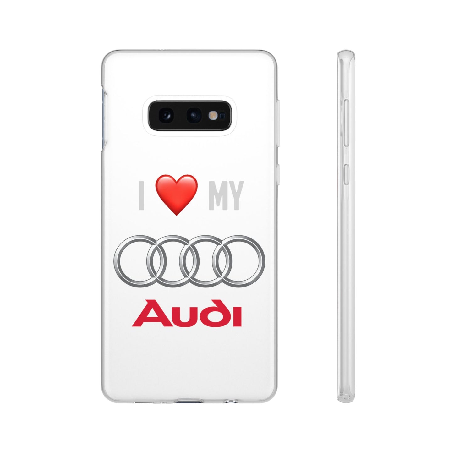 Audi Phone Case - Flexible And Frosted TPU Plastic I Love My Audi Phone Case