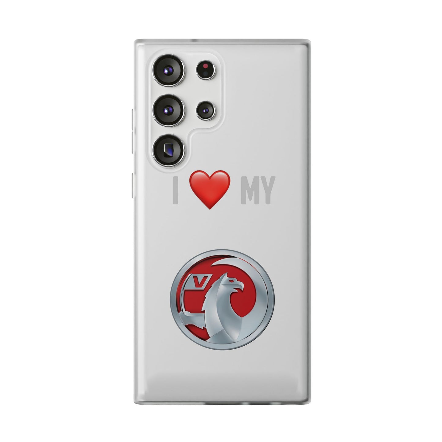 Vauxhall Phone Case - Flexible And Frosted TPU Plastic I Love My Vauxhall Phone Case