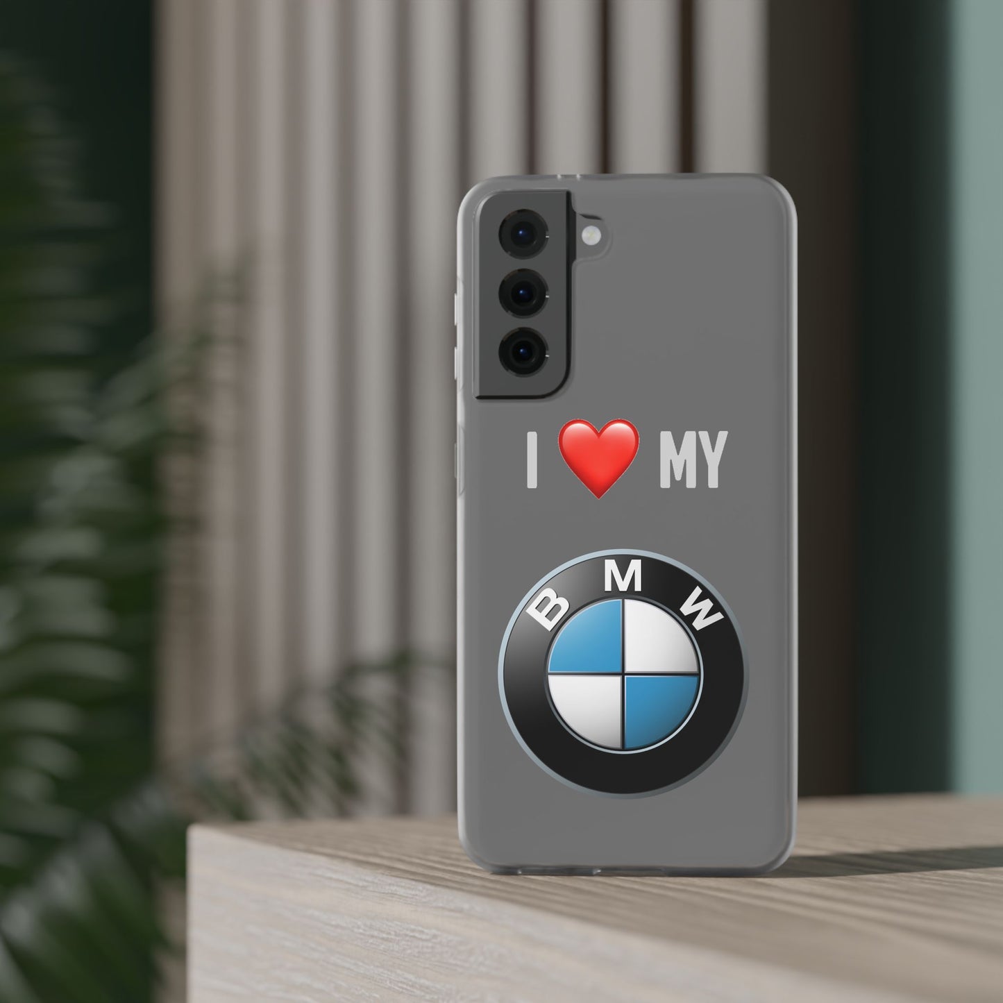 BMW Phone Case - Flexible And Frosted TPU Plastic I Love My BMW Phone Case