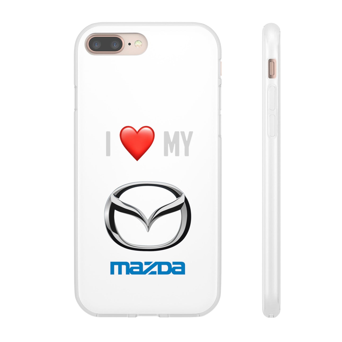 Mazda Phone Case - Flexible And Frosted TPU Plastic I Love My Mazda Phone Case