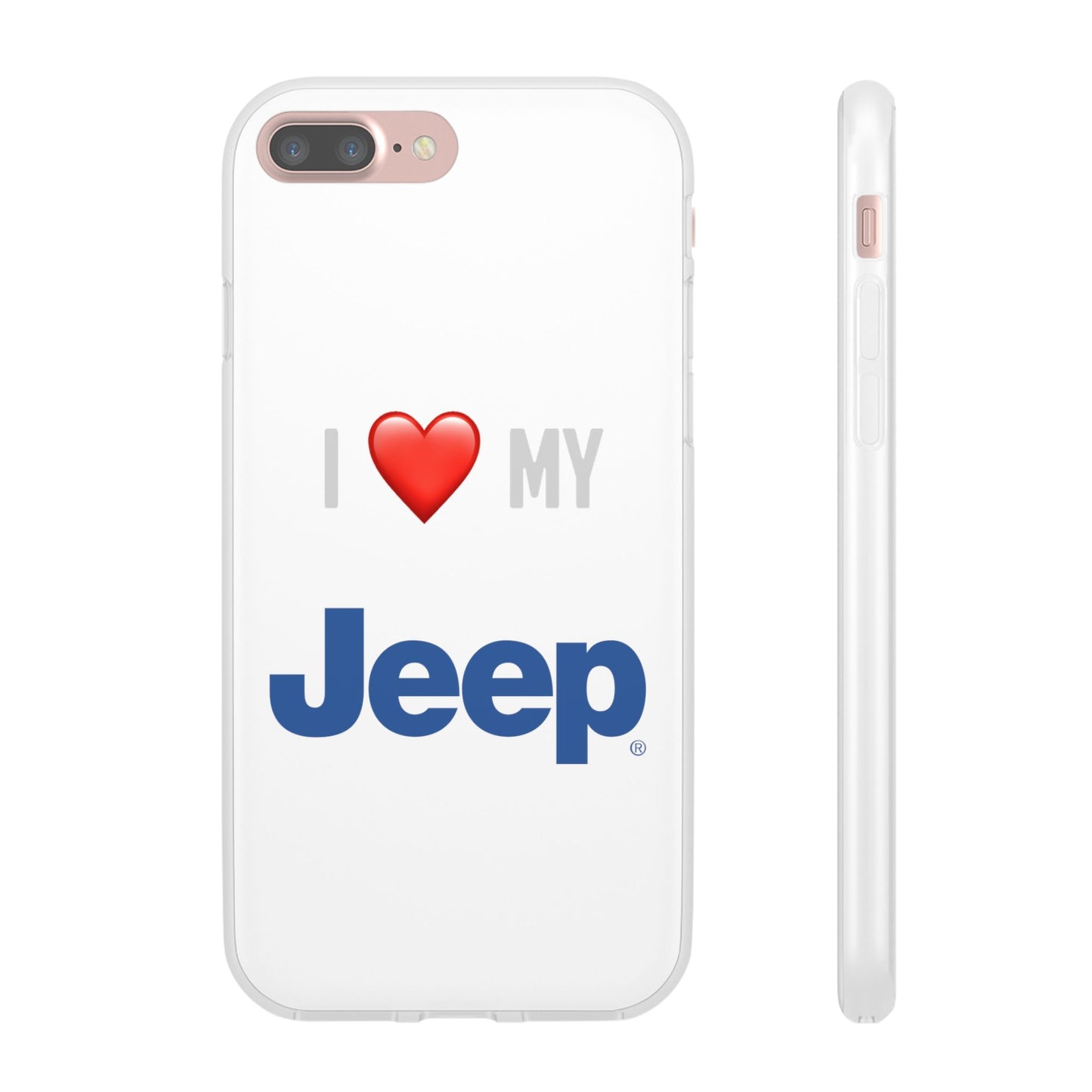 Jeep Phone Case - Flexible And Frosted TPU Plastic I Love My Jeep Phone Case