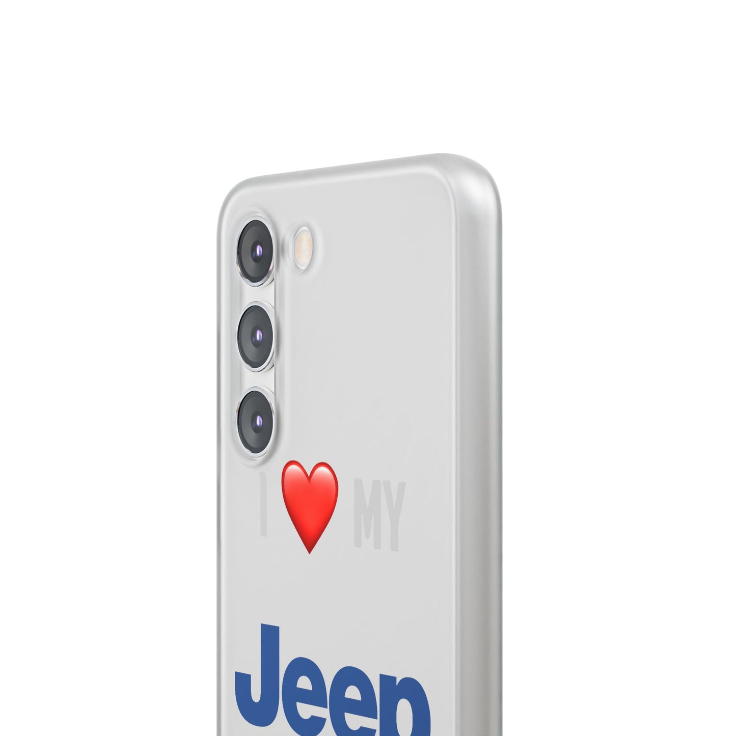 Jeep Phone Case - Flexible And Frosted TPU Plastic I Love My Jeep Phone Case