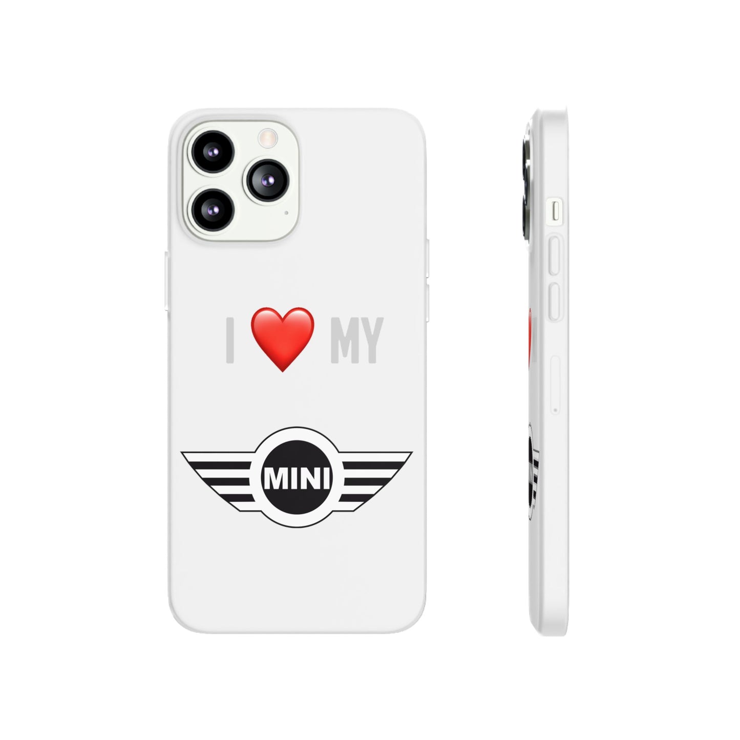 Mini Phone Case - Flexible And Frosted TPU Plastic I Love My Mini Phone Case