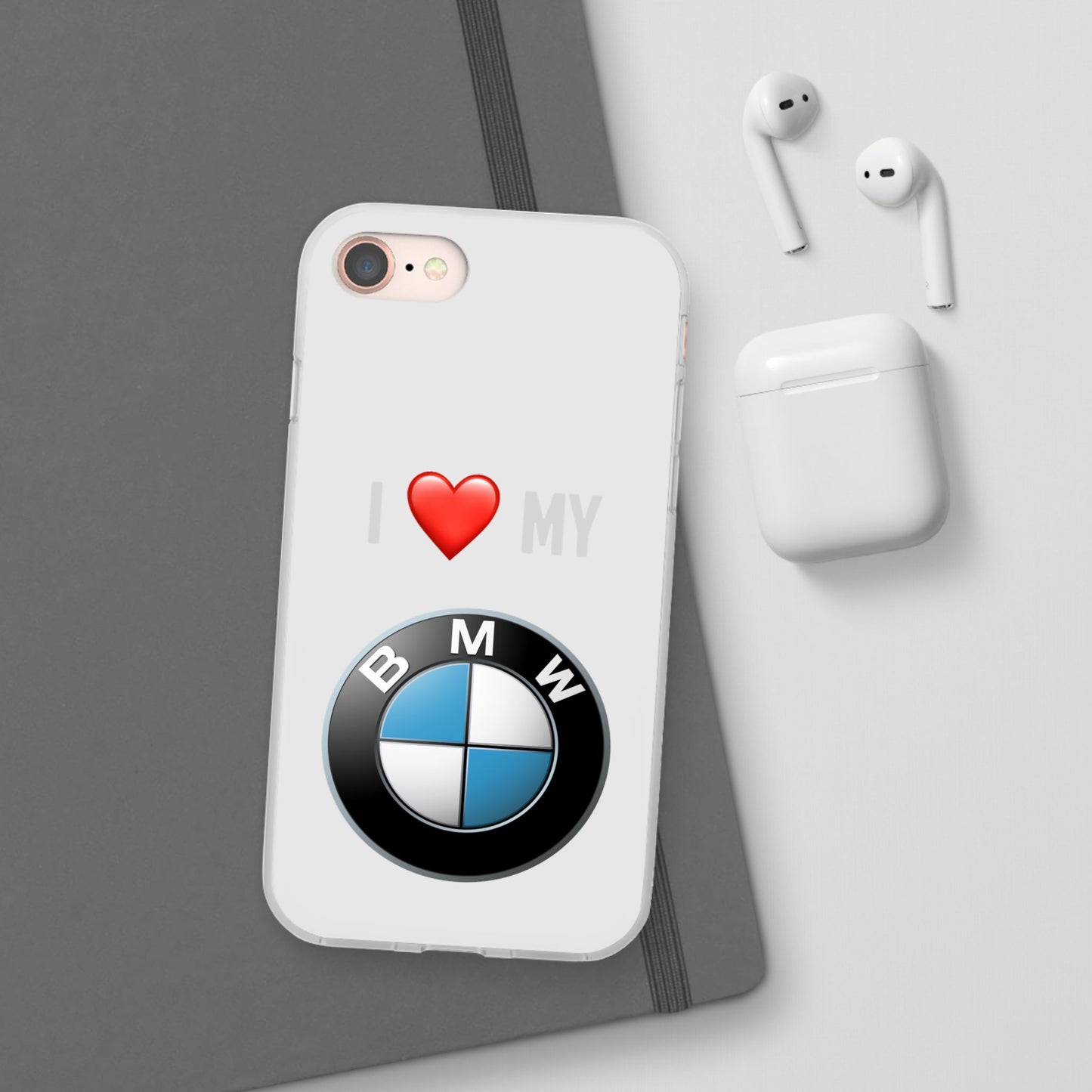 BMW Phone Case - Flexible And Frosted TPU Plastic I Love My BMW Phone Case