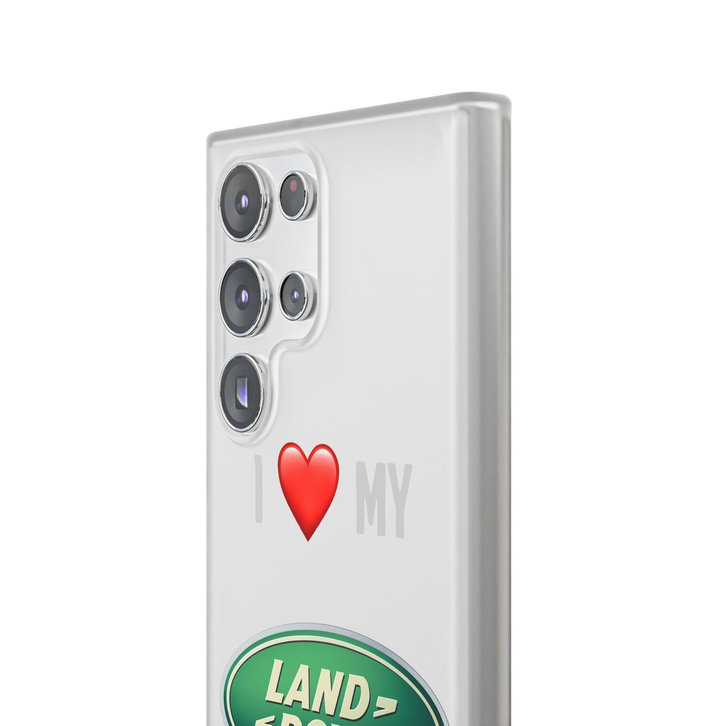 Land Rover Phone Case - Flexible And Frosted TPU Plastic I Love My Land Rover Phone Case