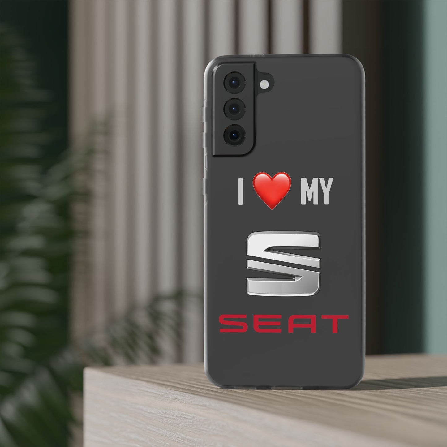 Seat Phone Case - Flexible And Frosted TPU Plastic I Love My Seat Phone Case