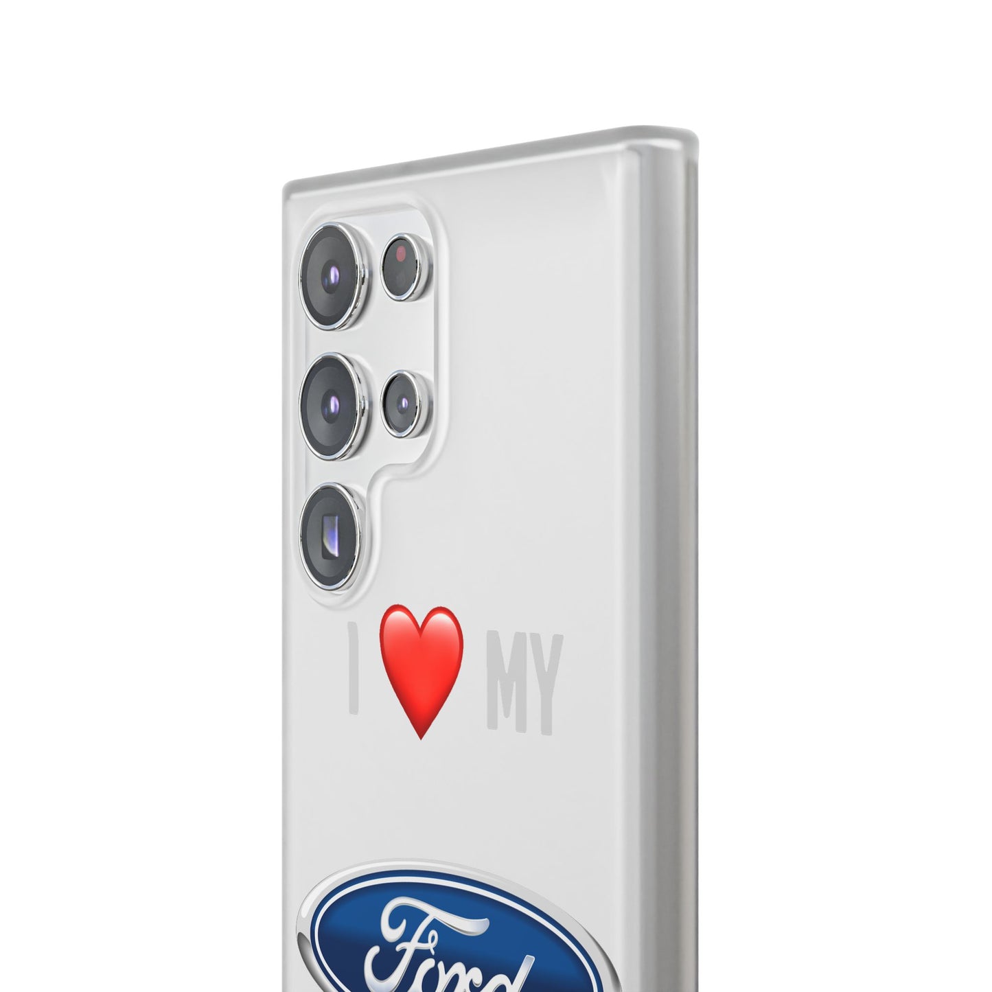 Ford Phone Case - Flexible And Frosted TPU Plastic I Love My Ford Phone Case