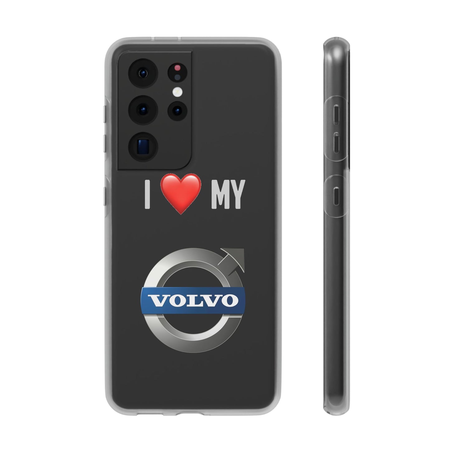 Volvo Phone Case - Flexible And Frosted TPU Plastic I Love My Volvo Phone Case