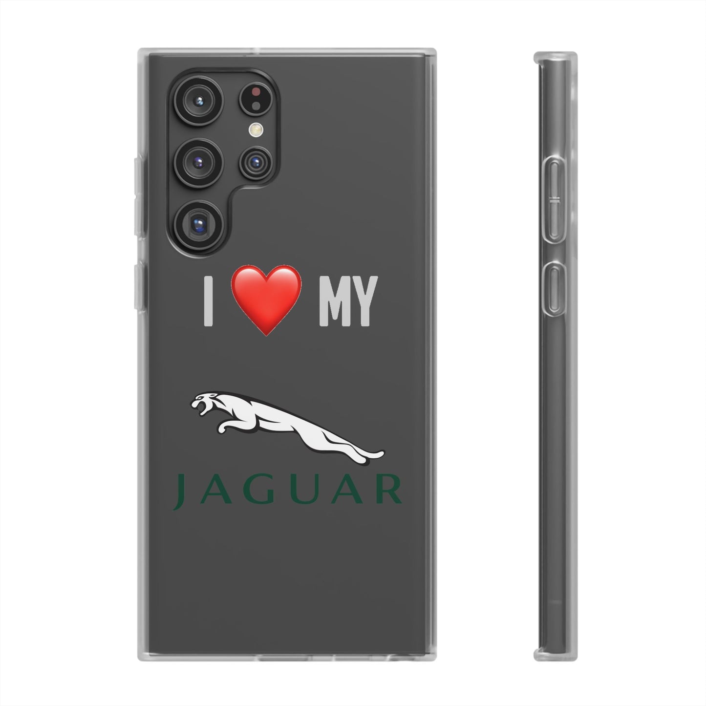 Jaguar Phone Case - Flexible And Frosted TPU Plastic I Love My Jaguar Phone Case