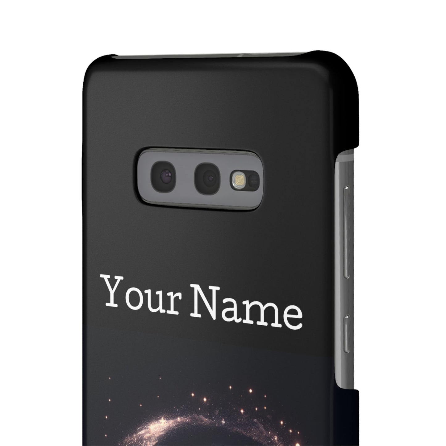 Leo Phone Case - Glossy Black Polycarbonate Snap Case Phone Protection