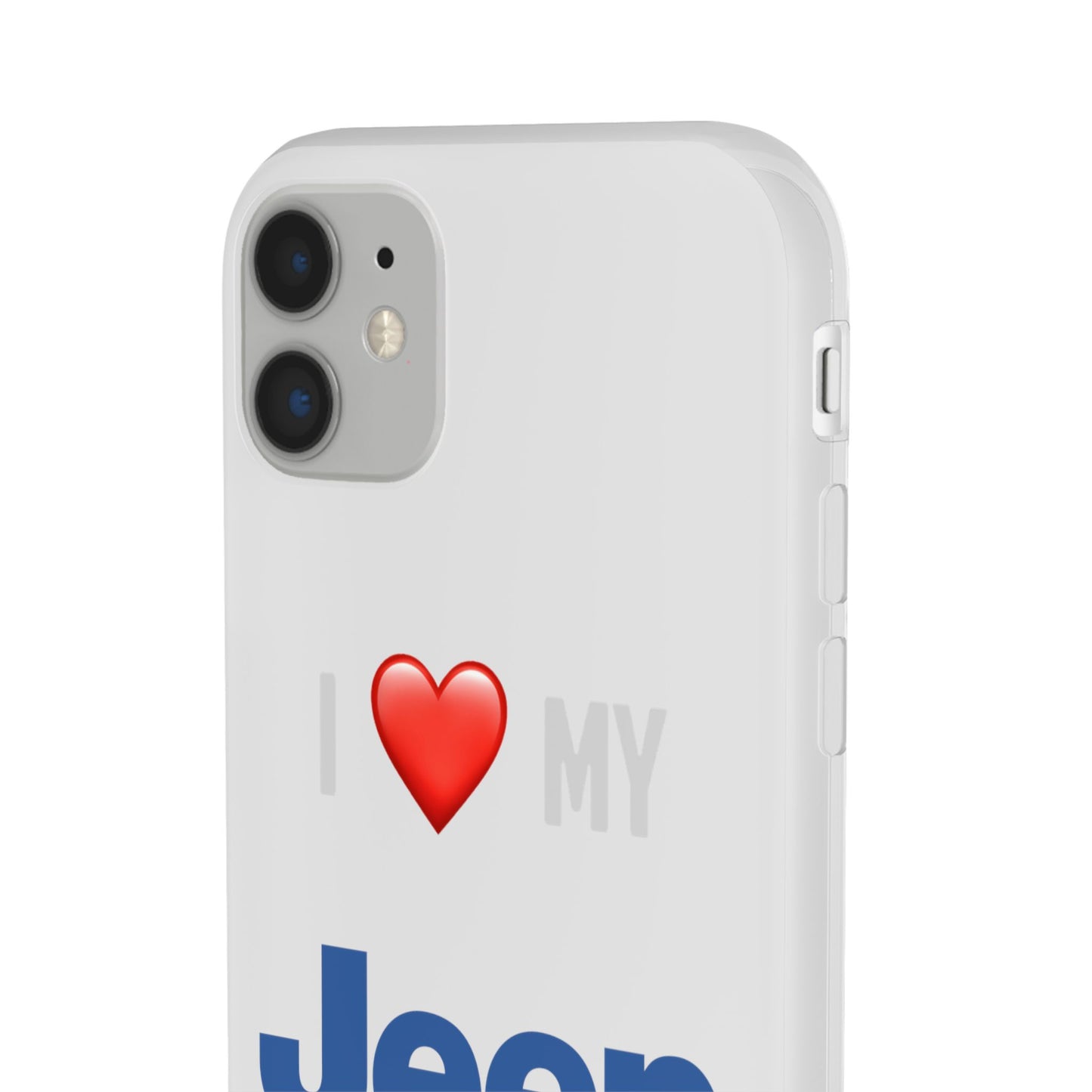 Jeep Phone Case - Flexible And Frosted TPU Plastic I Love My Jeep Phone Case