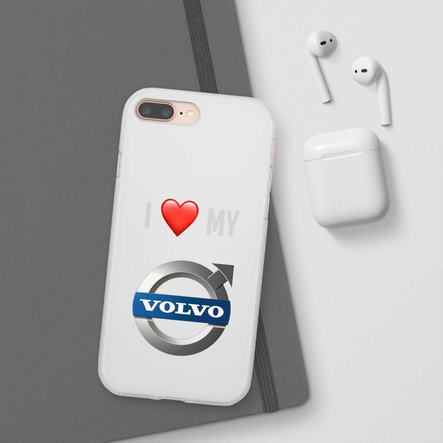 Volvo Phone Case - Flexible And Frosted TPU Plastic I Love My Volvo Phone Case