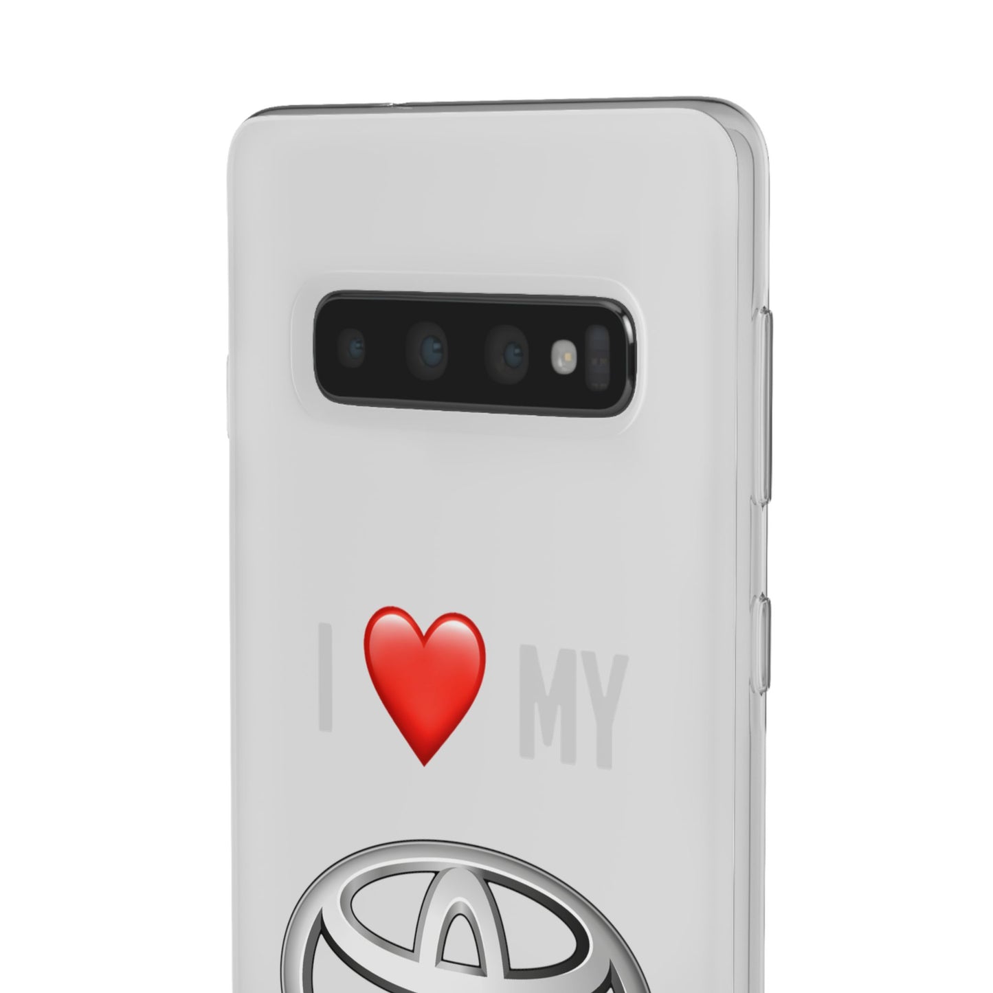 Toyota Phone Case - Flexible And Frosted TPU Plastic I Love My Toyota Phone Case