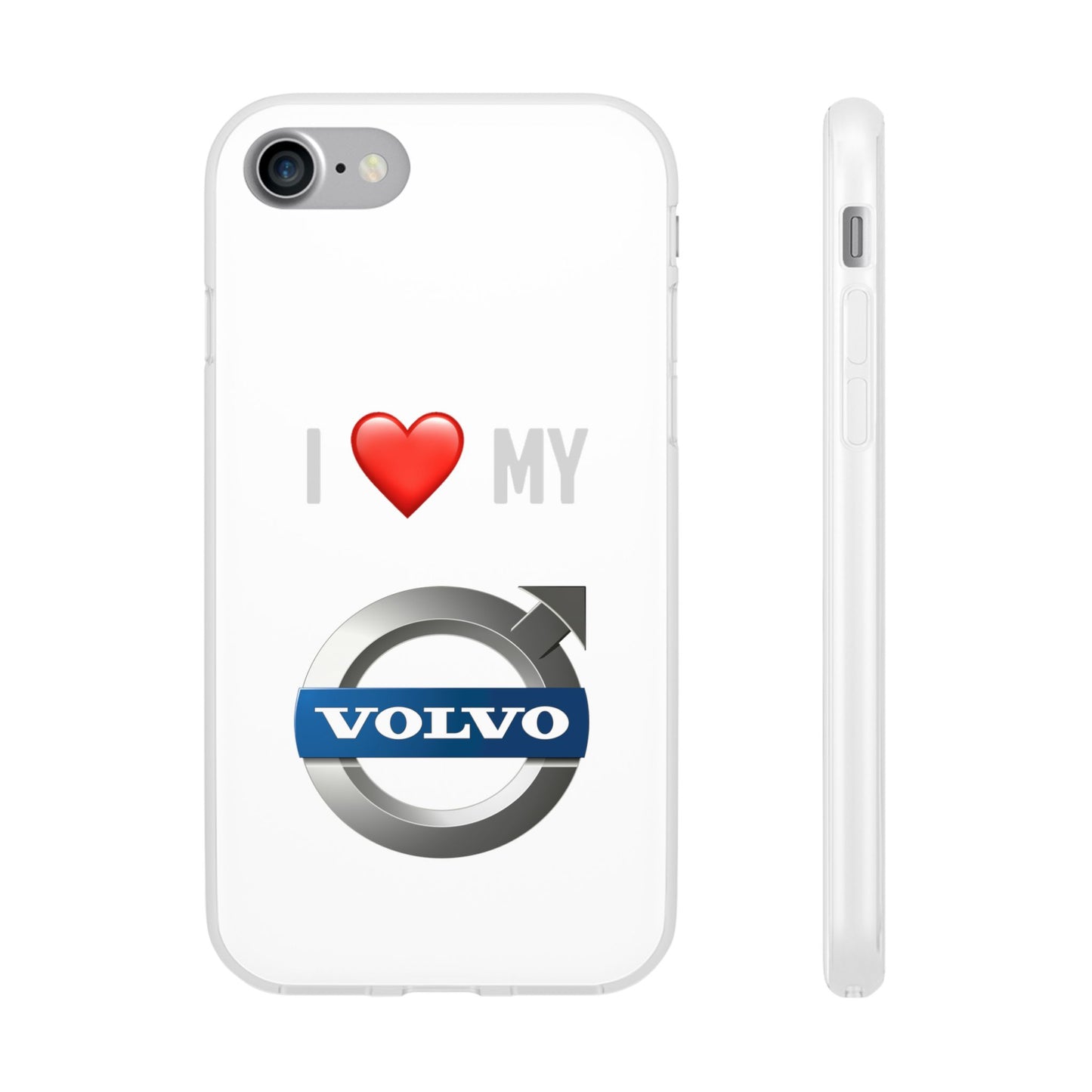 Volvo Phone Case - Flexible And Frosted TPU Plastic I Love My Volvo Phone Case