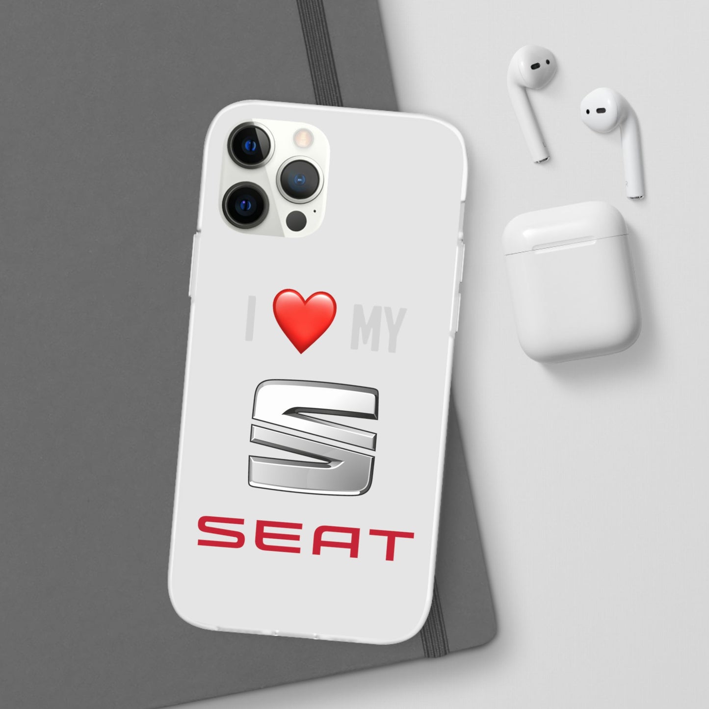 Seat Phone Case - Flexible And Frosted TPU Plastic I Love My Seat Phone Case
