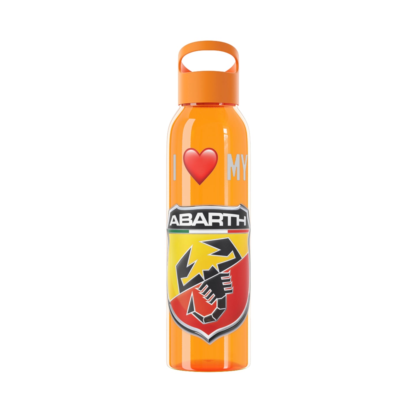 Abarth - I Love My Abarth 22oz Water Bottle