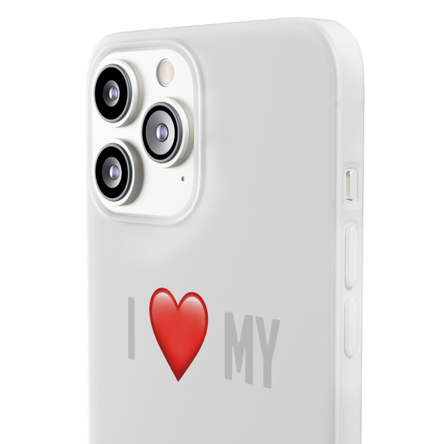 Hyundai Phone Case - Flexible And Frosted TPU Plastic I Love My Hyundai Phone Case