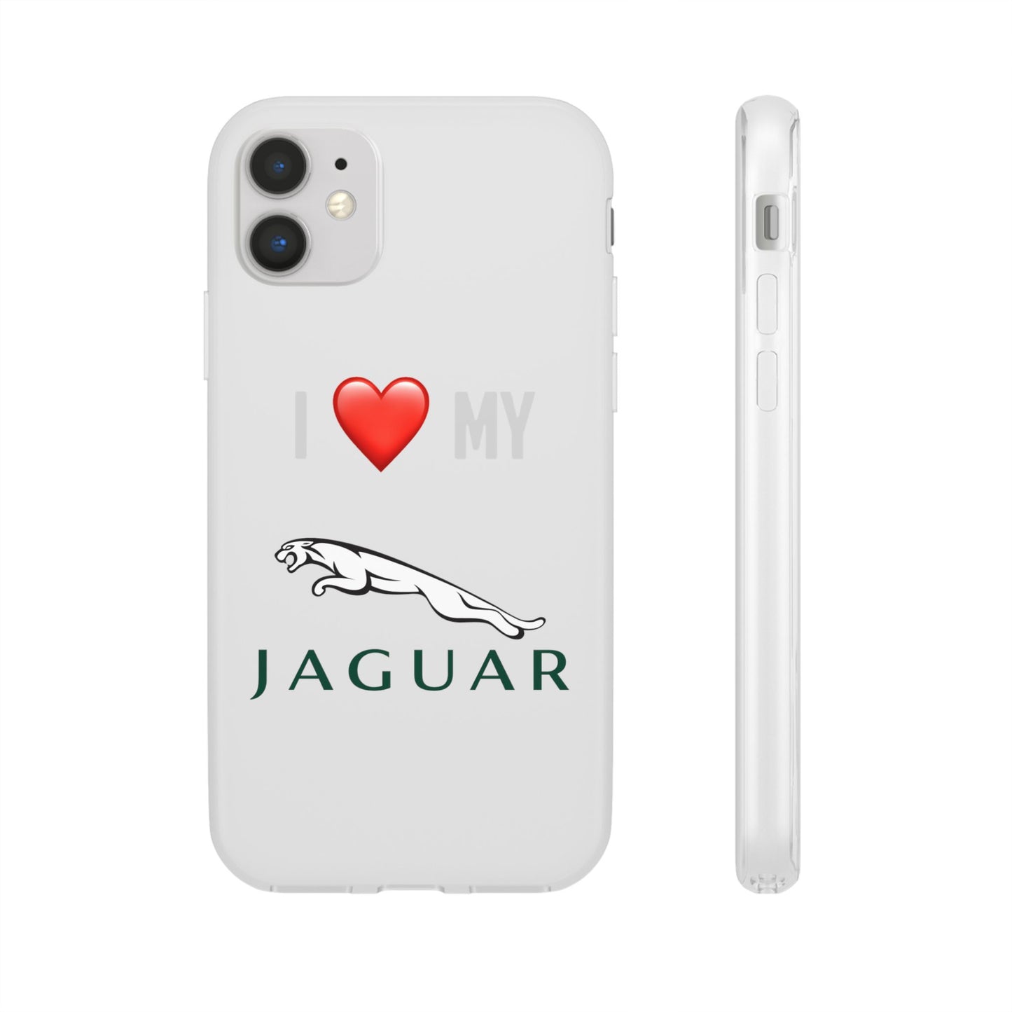 Jaguar Phone Case - Flexible And Frosted TPU Plastic I Love My Jaguar Phone Case