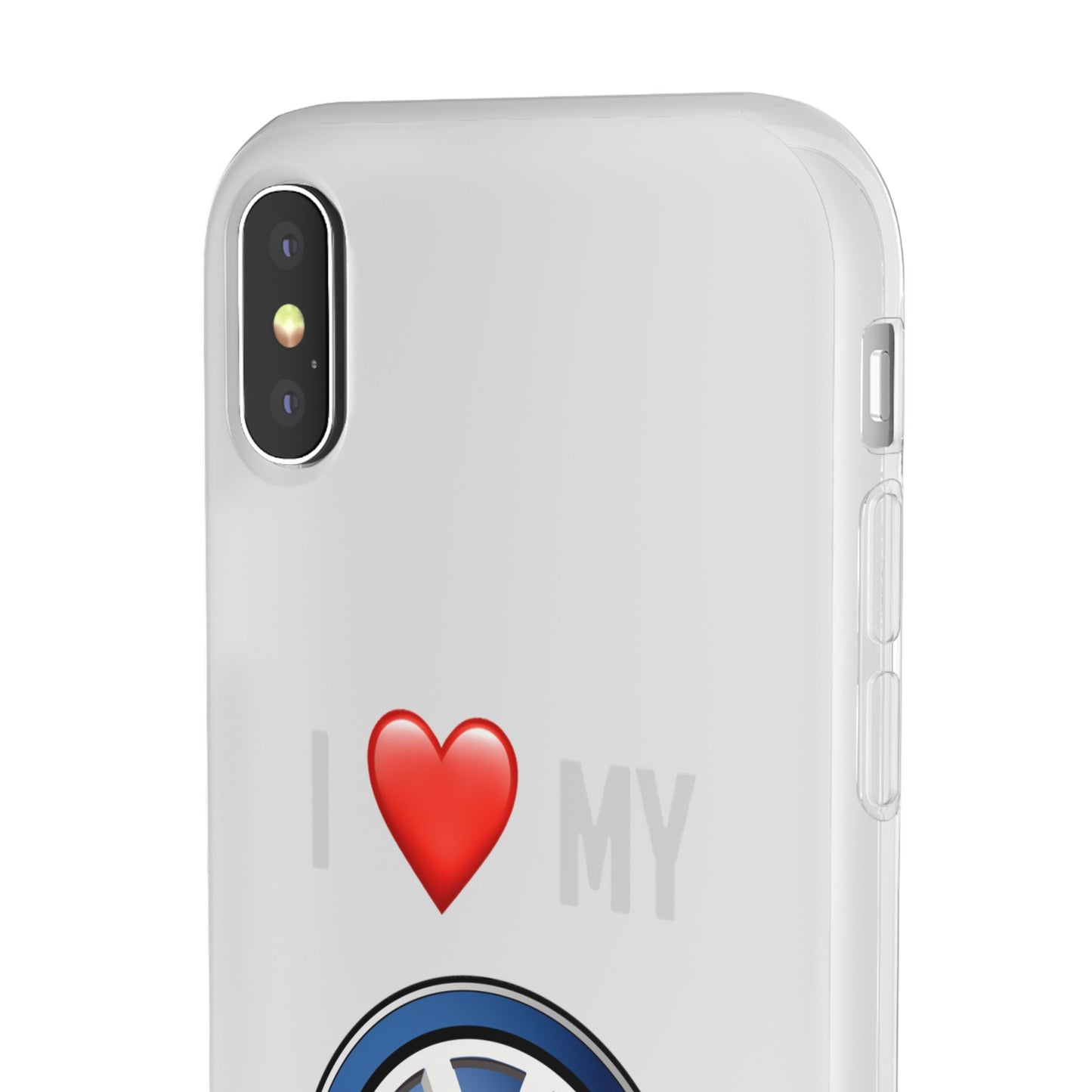 Volkswagen Phone Case - Flexible And Frosted TPU Plastic I Love My Volkswagen Phone Case