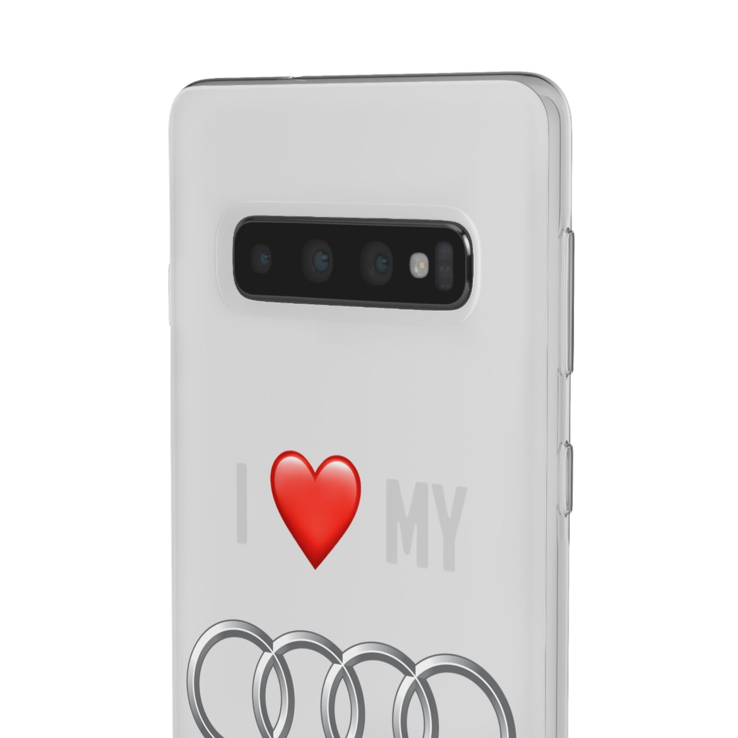 Audi Phone Case - Flexible And Frosted TPU Plastic I Love My Audi Phone Case