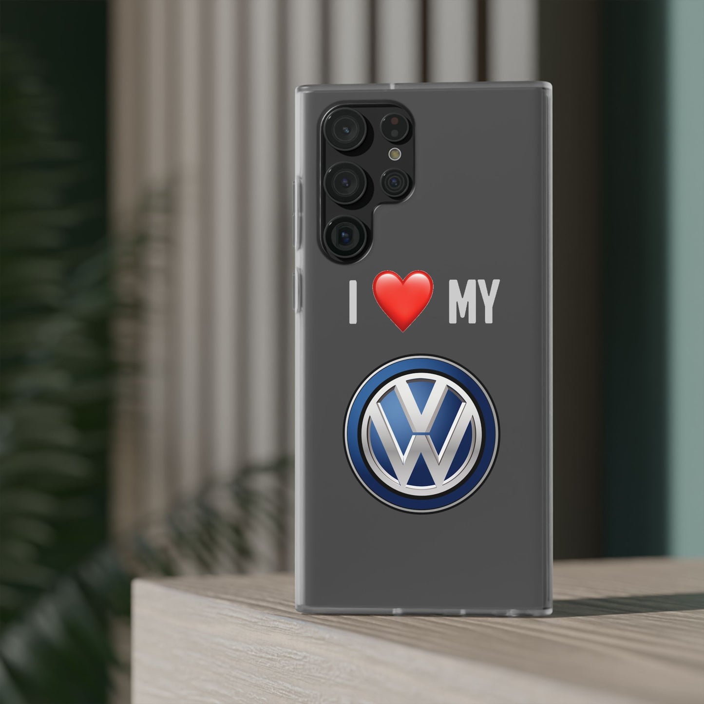 Volkswagen Phone Case - Flexible And Frosted TPU Plastic I Love My Volkswagen Phone Case