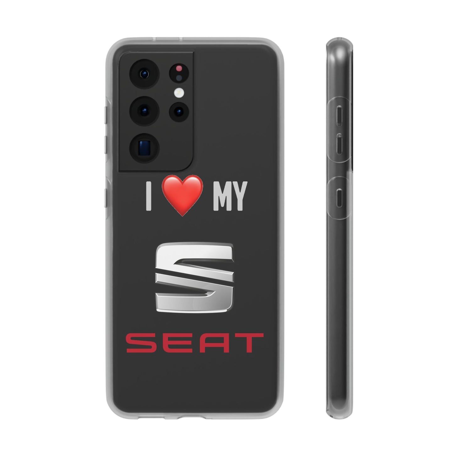 Seat Phone Case - Flexible And Frosted TPU Plastic I Love My Seat Phone Case
