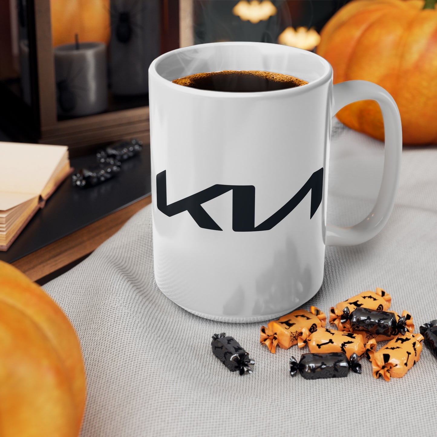Kia  - I Love my Kia White Ceramic Coffee Cup 11oz, 15oz