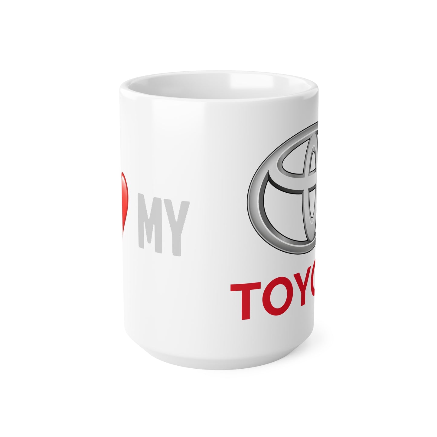 Toyota  - I Love my Toyota White Ceramic Coffee Cup 11oz, 15oz