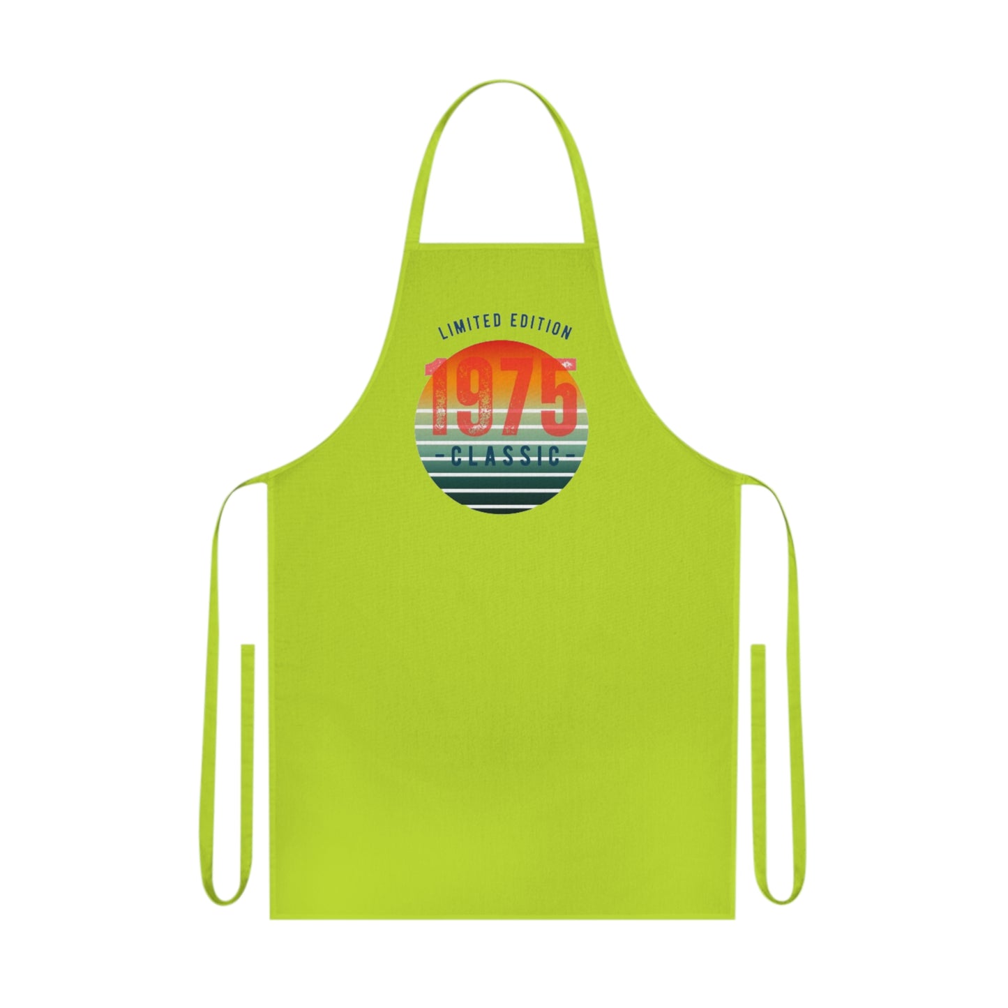 Personalised Custom Limited Edition 1975 Cotton Apron