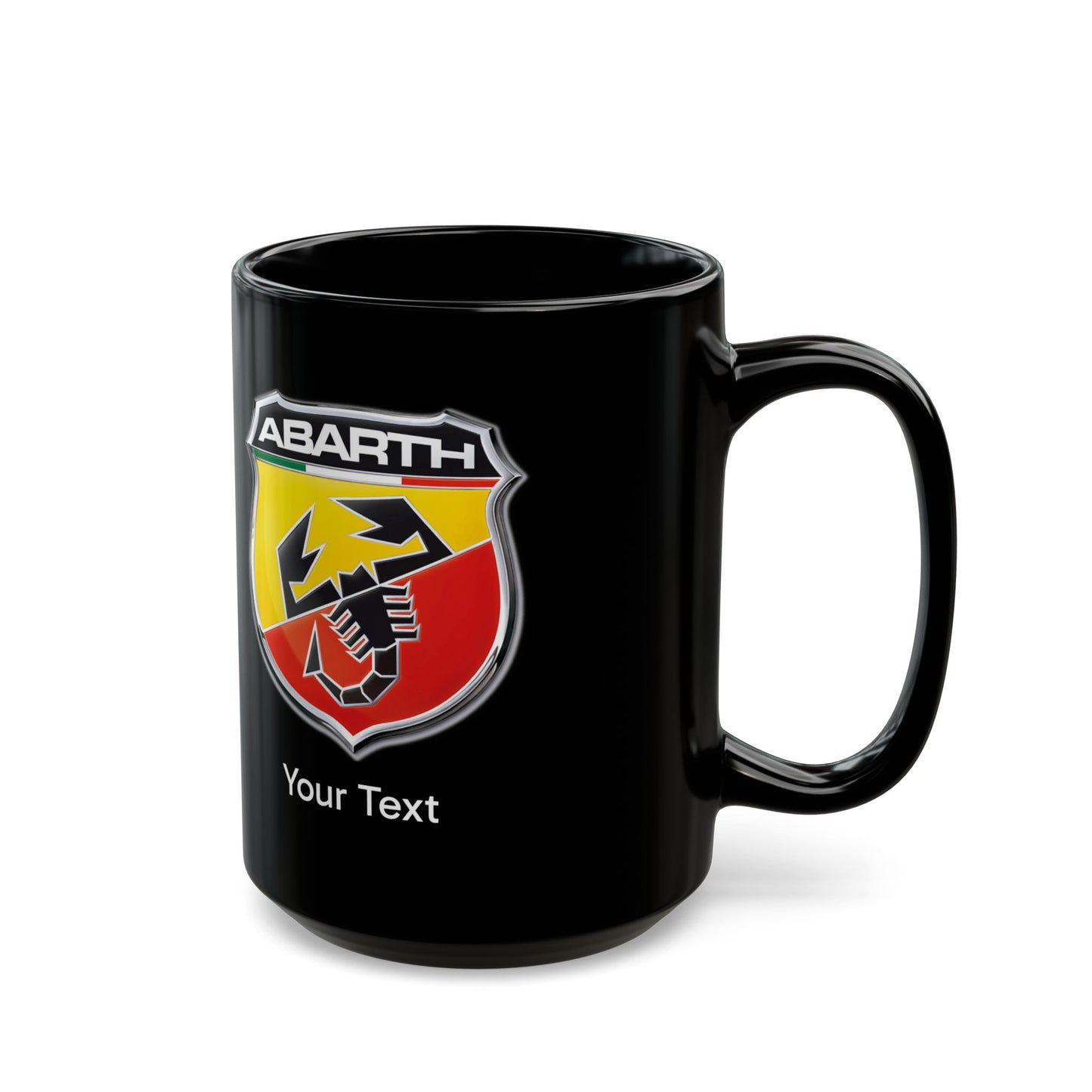 Abarth Mug (With or Without Personalisation) 11oz or 15oz. Perfect Gift