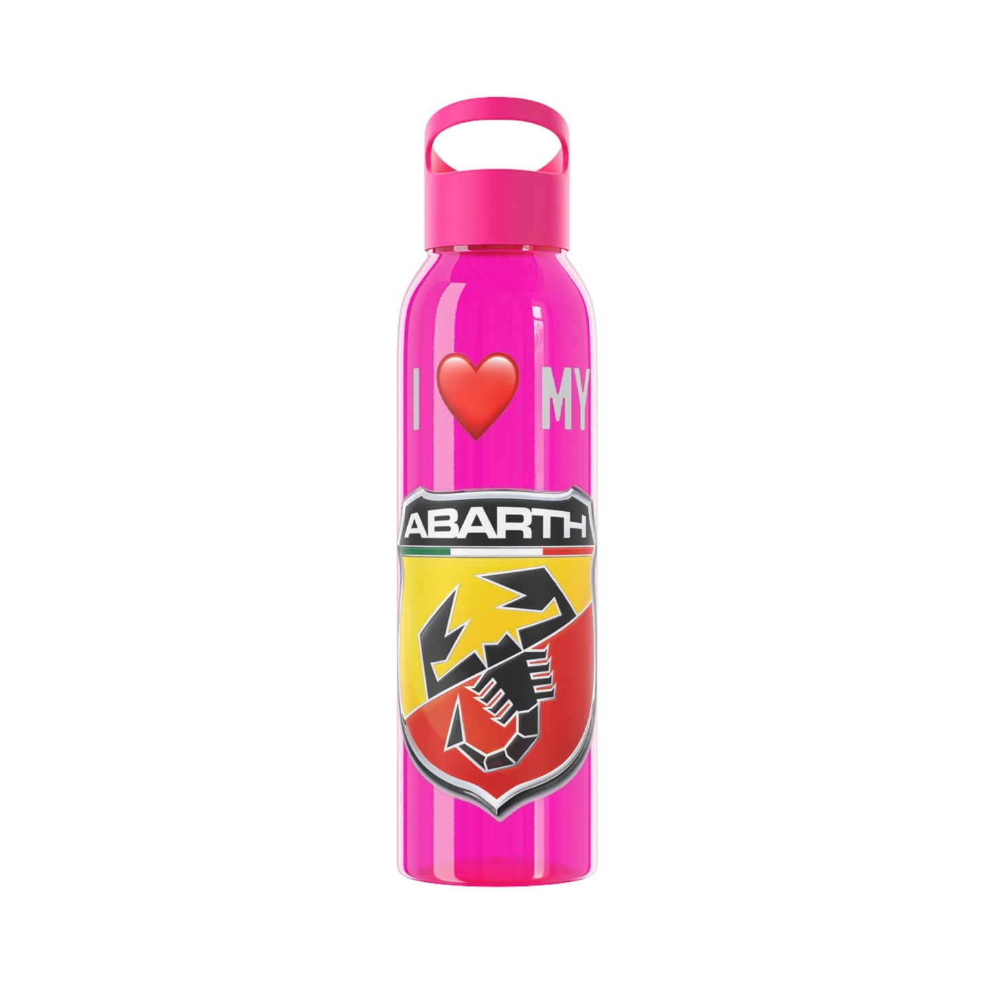 Abarth - I Love My Abarth 22oz Water Bottle