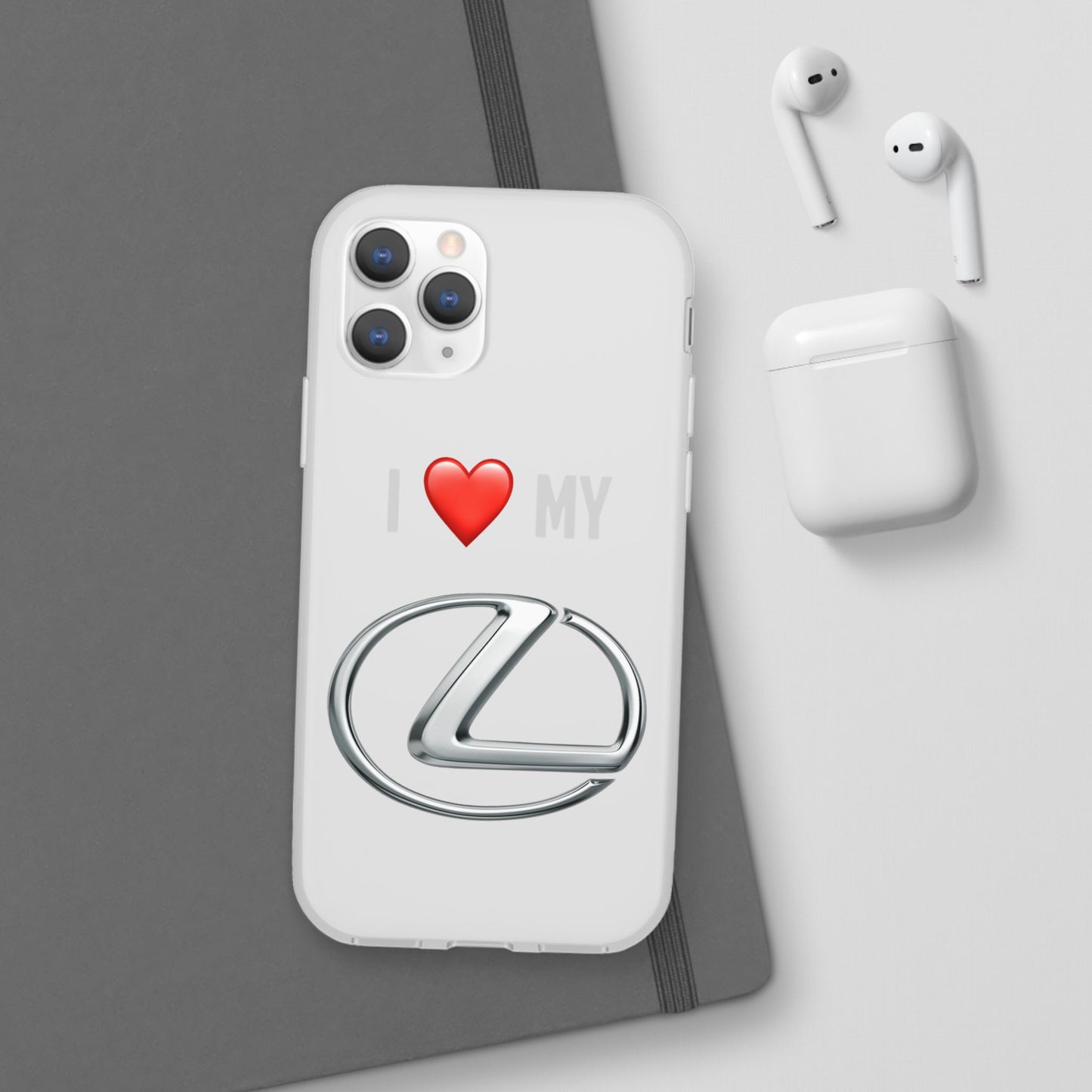 Lexus Phone Case - Flexible And Frosted TPU Plastic I Love My Lexus Phone Case