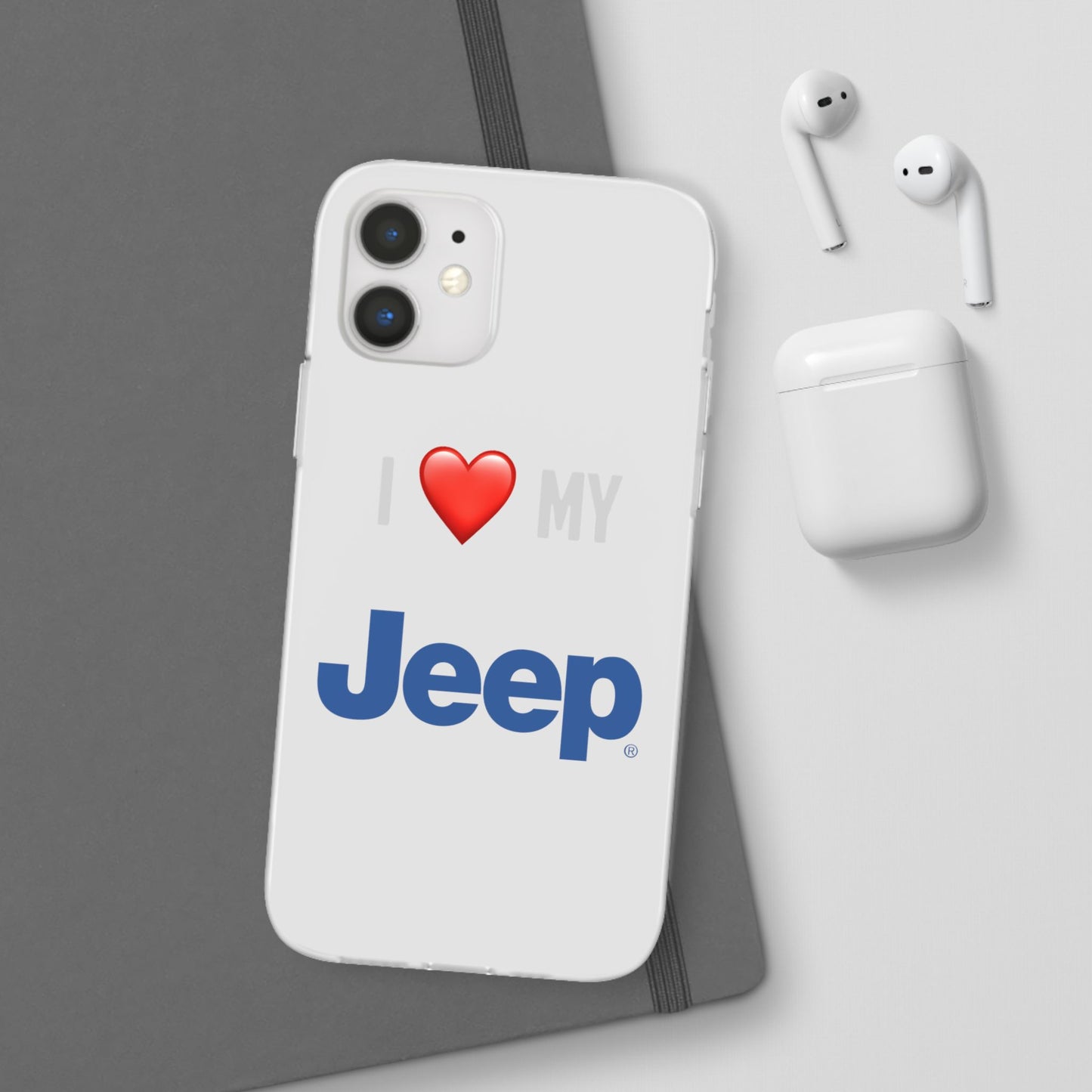 Jeep Phone Case - Flexible And Frosted TPU Plastic I Love My Jeep Phone Case