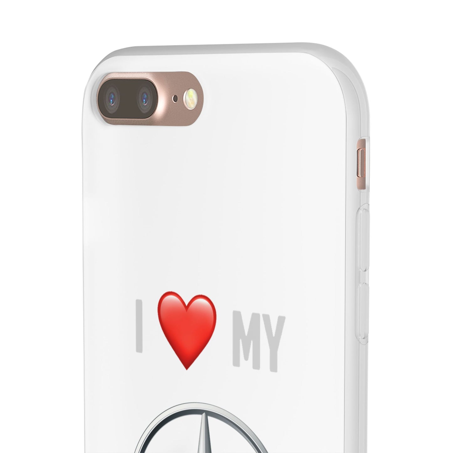 Mercedes Phone Case - Flexible And Frosted TPU Plastic I Love My Mercedes Phone Case