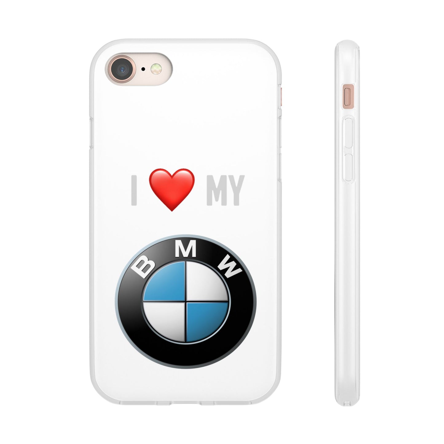 BMW Phone Case - Flexible And Frosted TPU Plastic I Love My BMW Phone Case