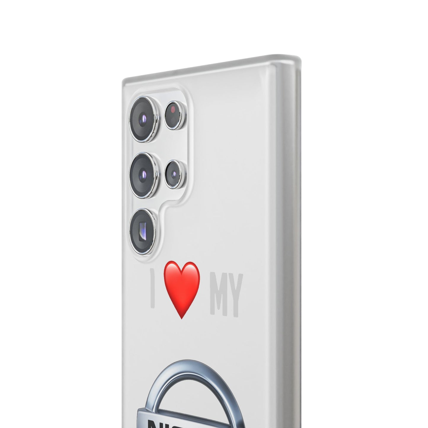 Nissan Phone Case - Flexible And Frosted TPU Plastic I Love My Nissan Phone Case