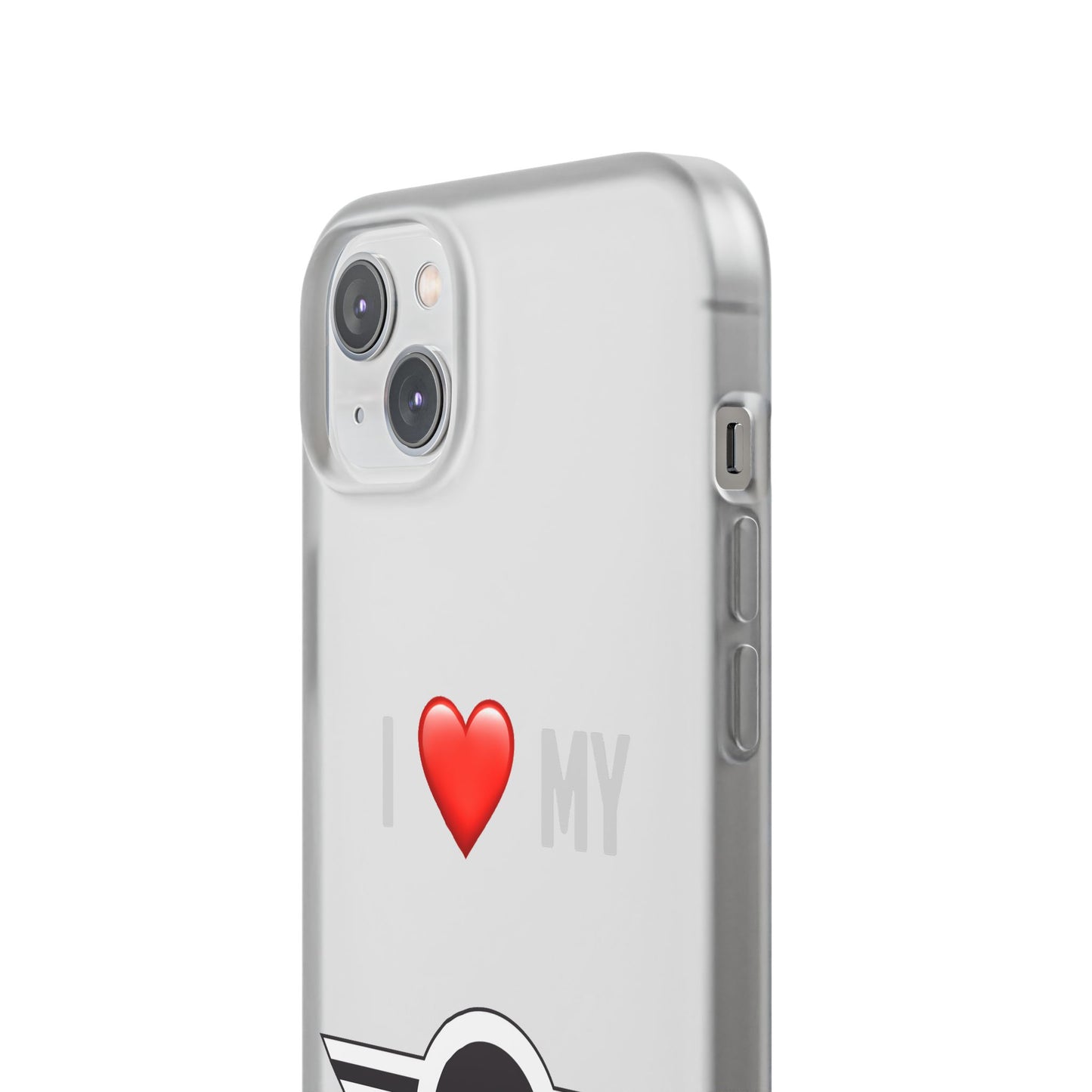 Mini Phone Case - Flexible And Frosted TPU Plastic I Love My Mini Phone Case