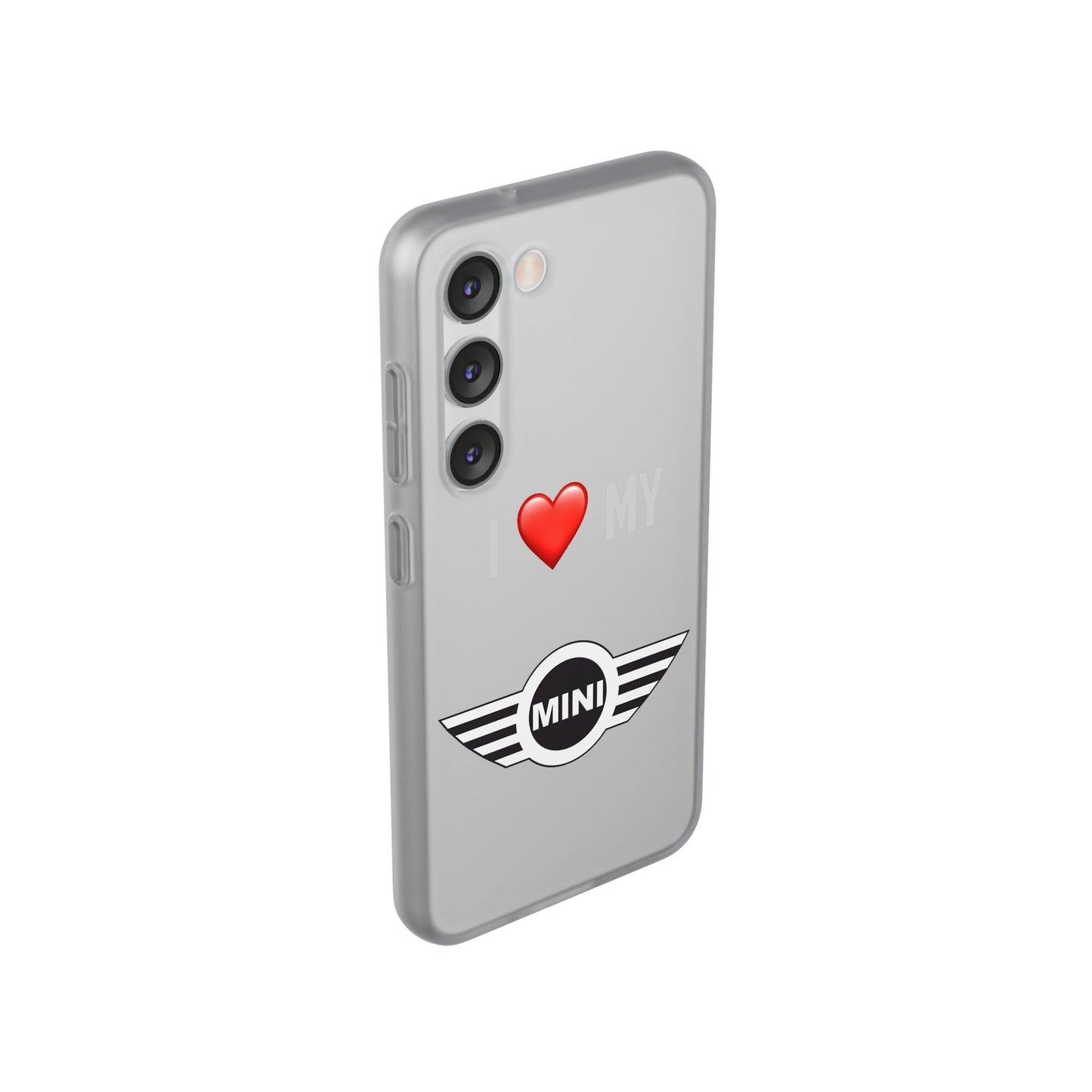 Mini Phone Case - Flexible And Frosted TPU Plastic I Love My Mini Phone Case