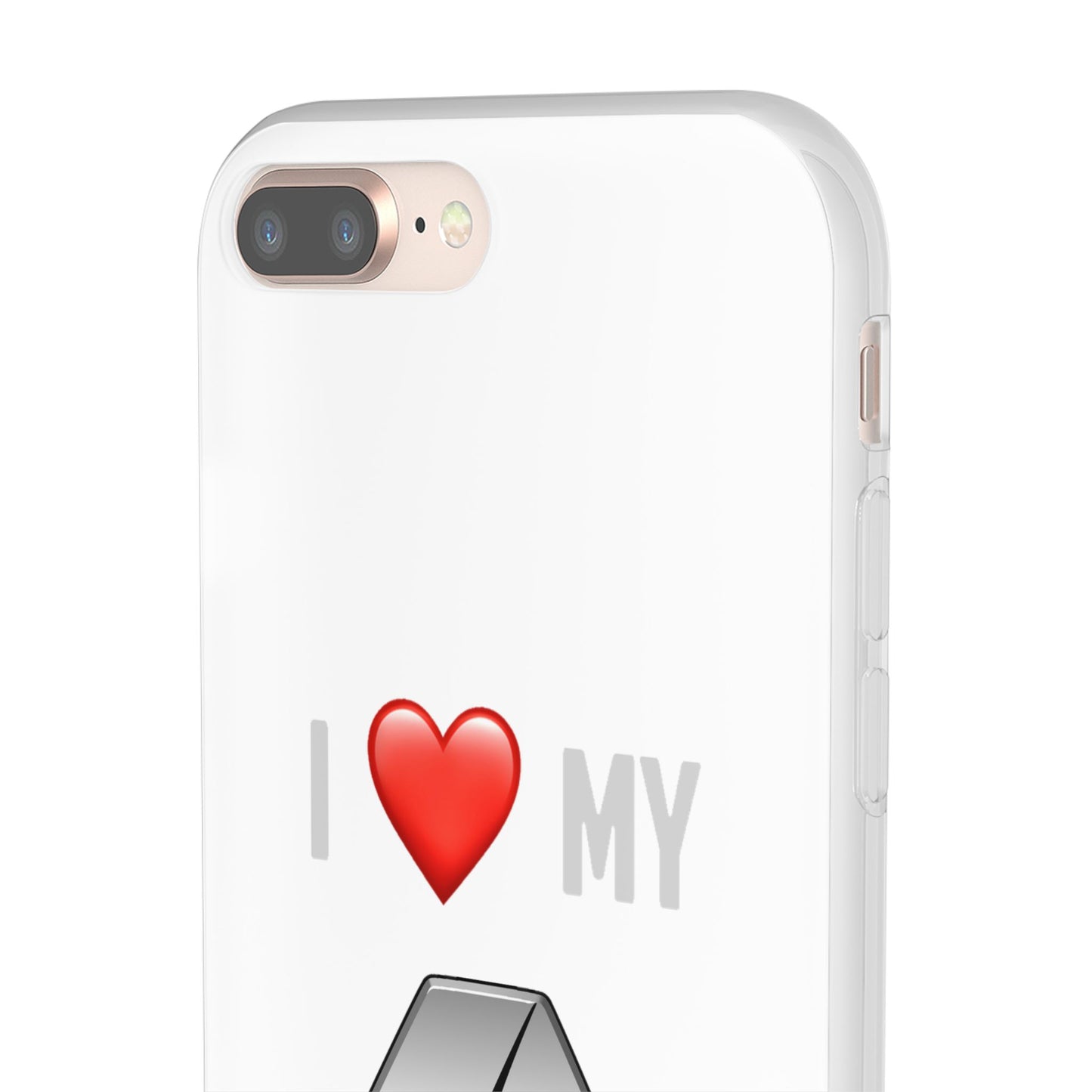 Renault Phone Case - Flexible And Frosted TPU Plastic I Love My Renault Phone Case