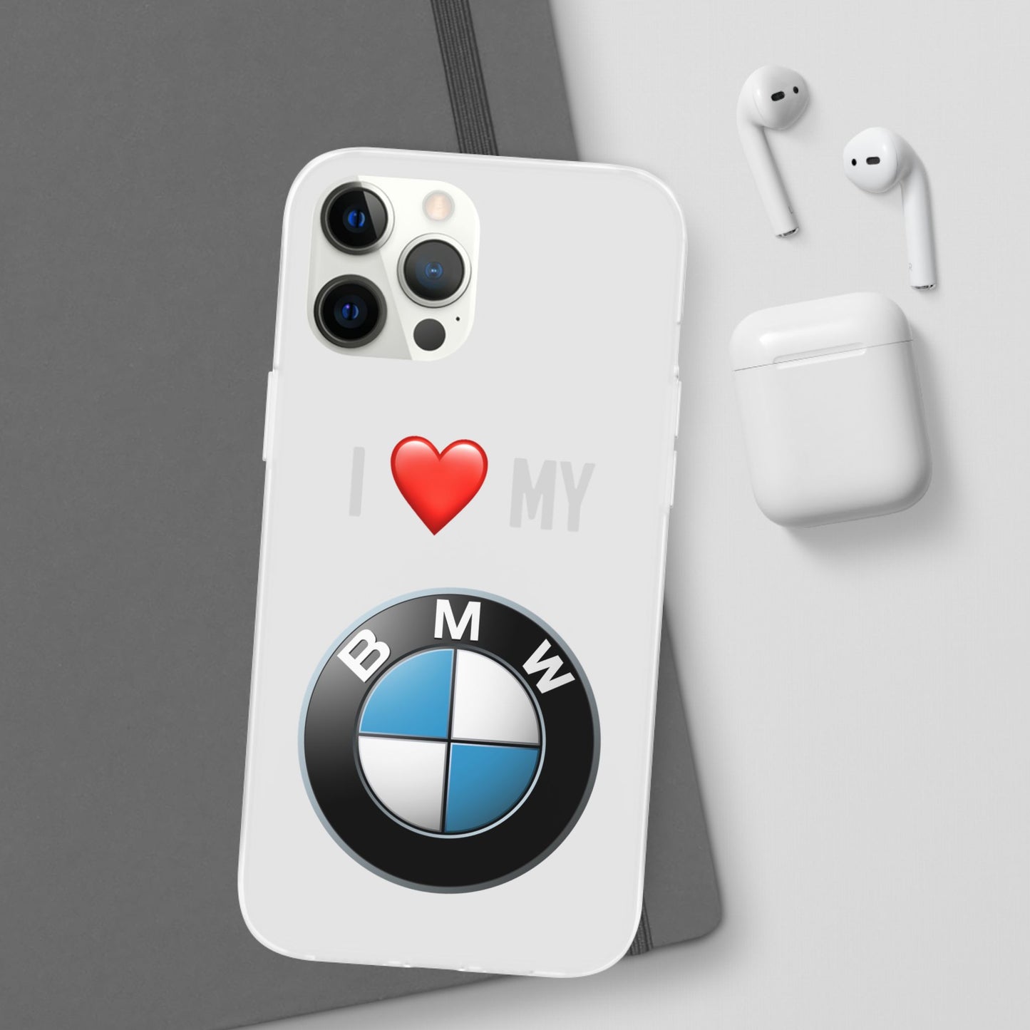 BMW Phone Case - Flexible And Frosted TPU Plastic I Love My BMW Phone Case