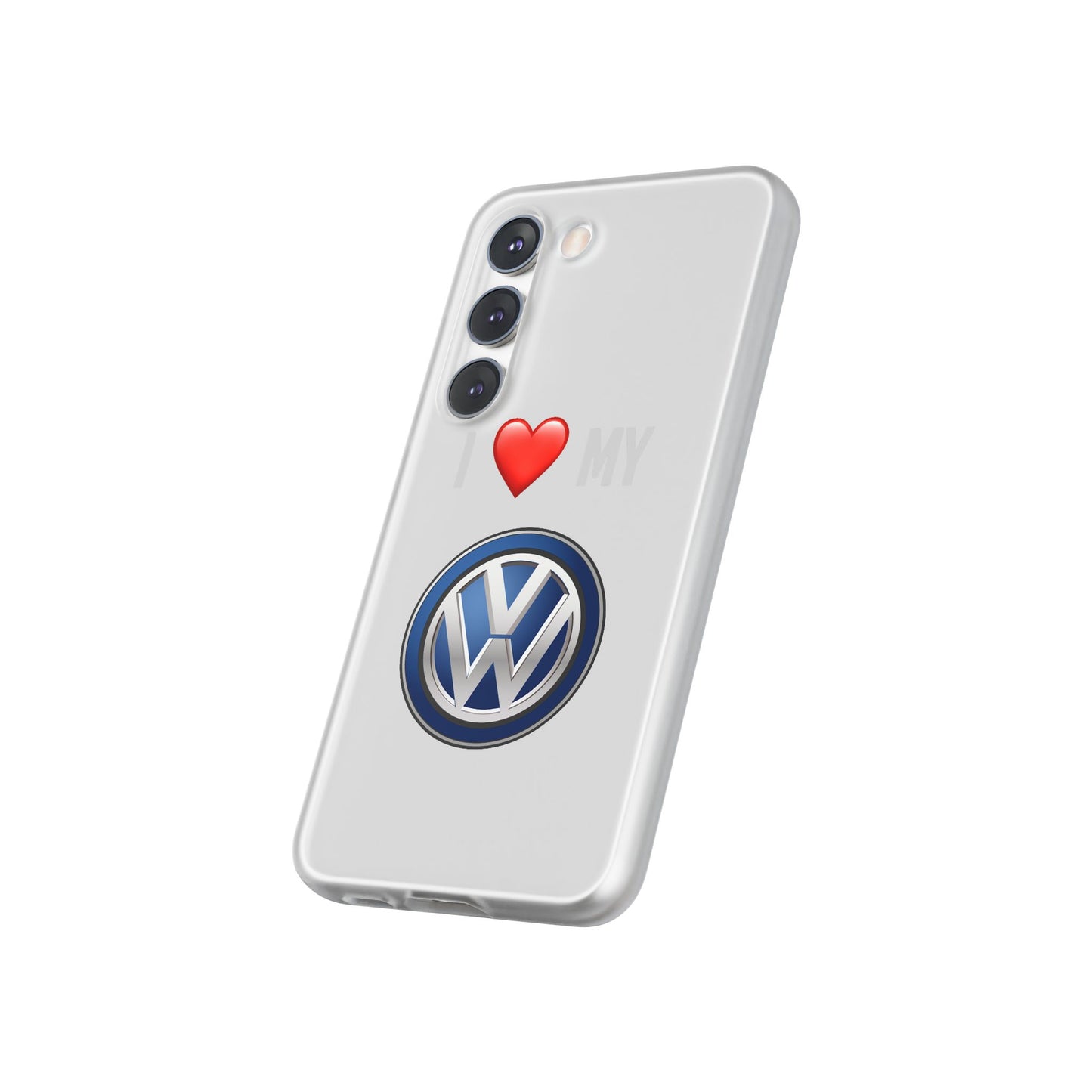 Volkswagen Phone Case - Flexible And Frosted TPU Plastic I Love My Volkswagen Phone Case