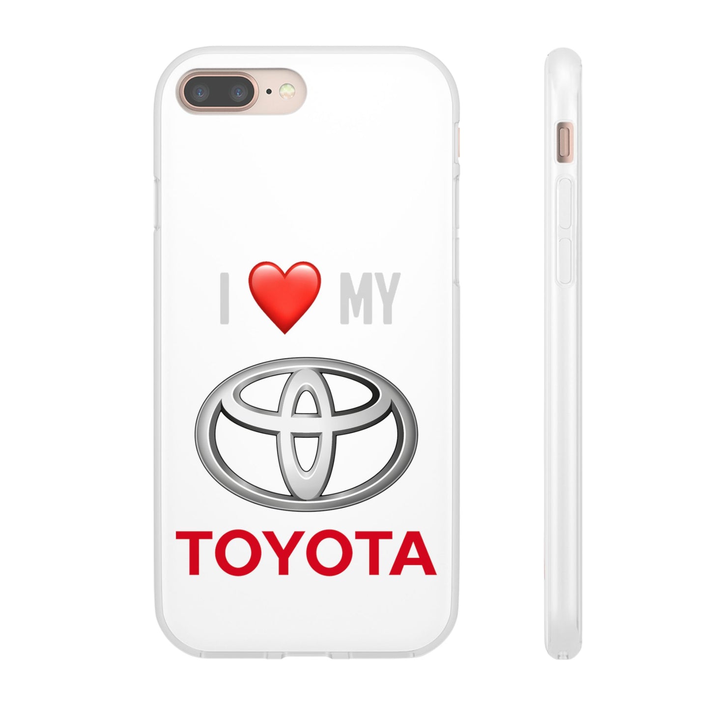 Toyota Phone Case - Flexible And Frosted TPU Plastic I Love My Toyota Phone Case