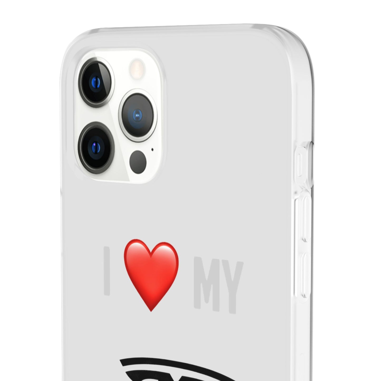 Tesla Phone Case - Flexible And Frosted TPU Plastic I Love My Tesla Phone Case