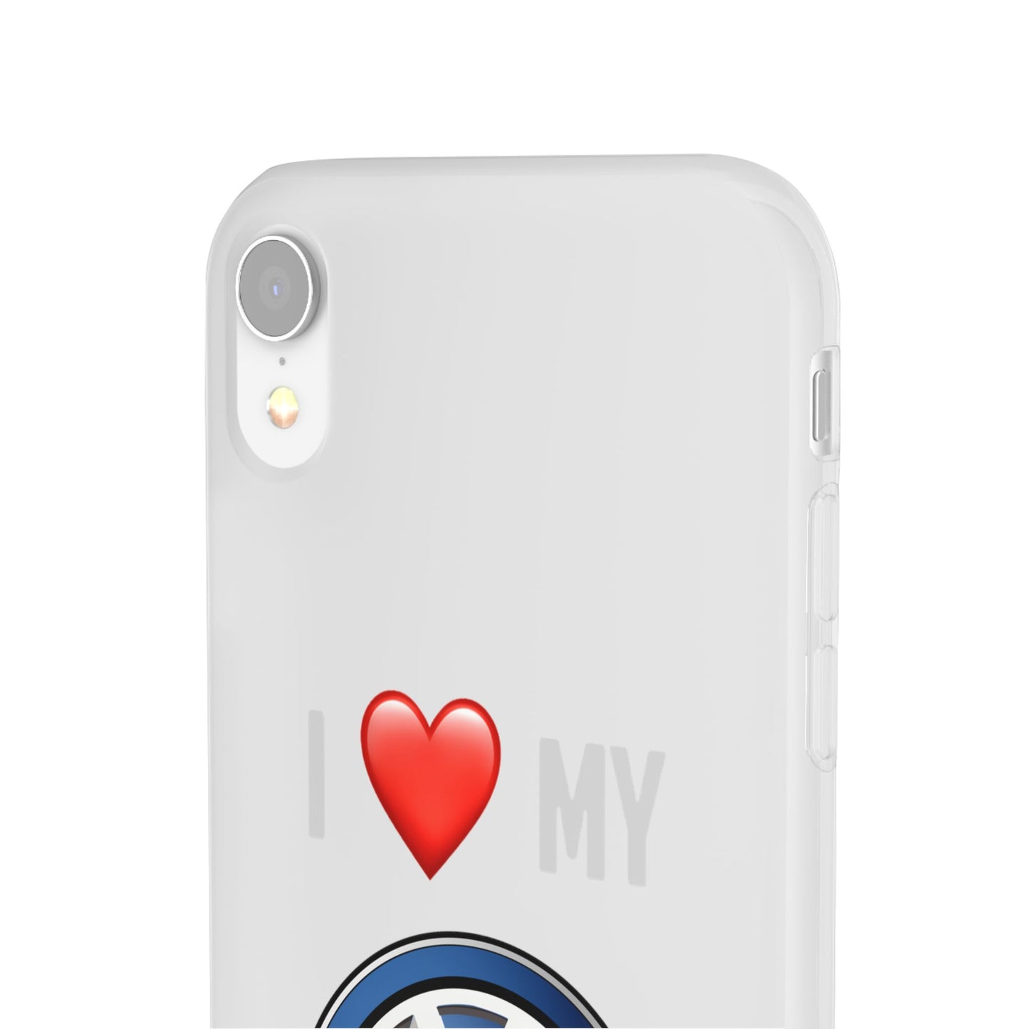 Volkswagen Phone Case - Flexible And Frosted TPU Plastic I Love My Volkswagen Phone Case